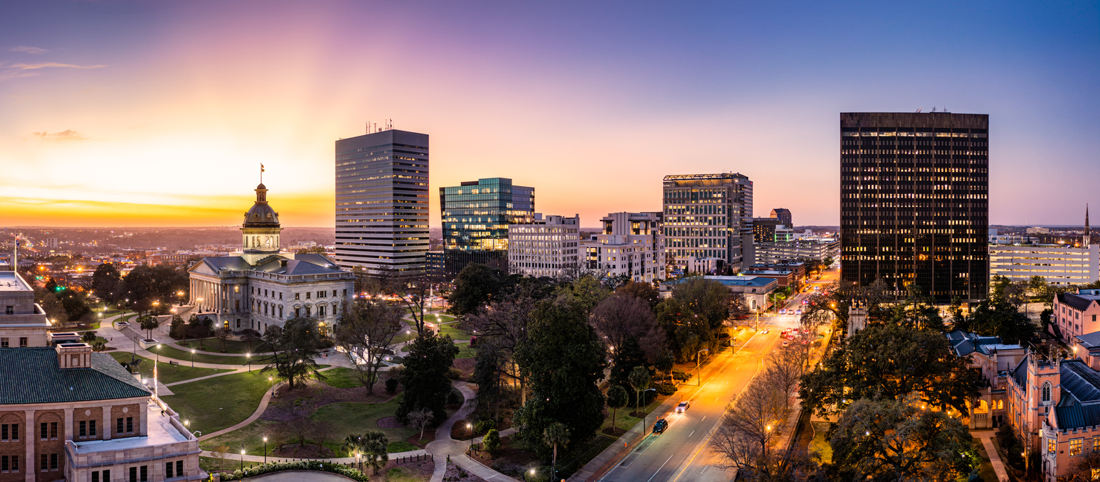 Panoramic Image of Columbia, SC